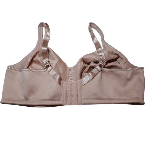 Playtex Full Figure 18 Hour Sleek & Smooth Wireless Bra Size 44C Nude 4803 - Picture 4 of 10